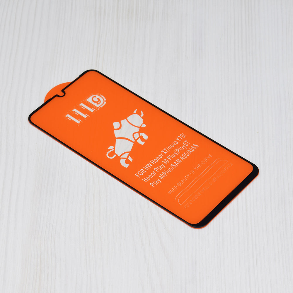 Προστατευτική Μεμβράνη Οθόνης Techsuit για Realme C63 / C61, Ενισχυμένο Γυαλί, Full Glue, 111D, Μαύρη
