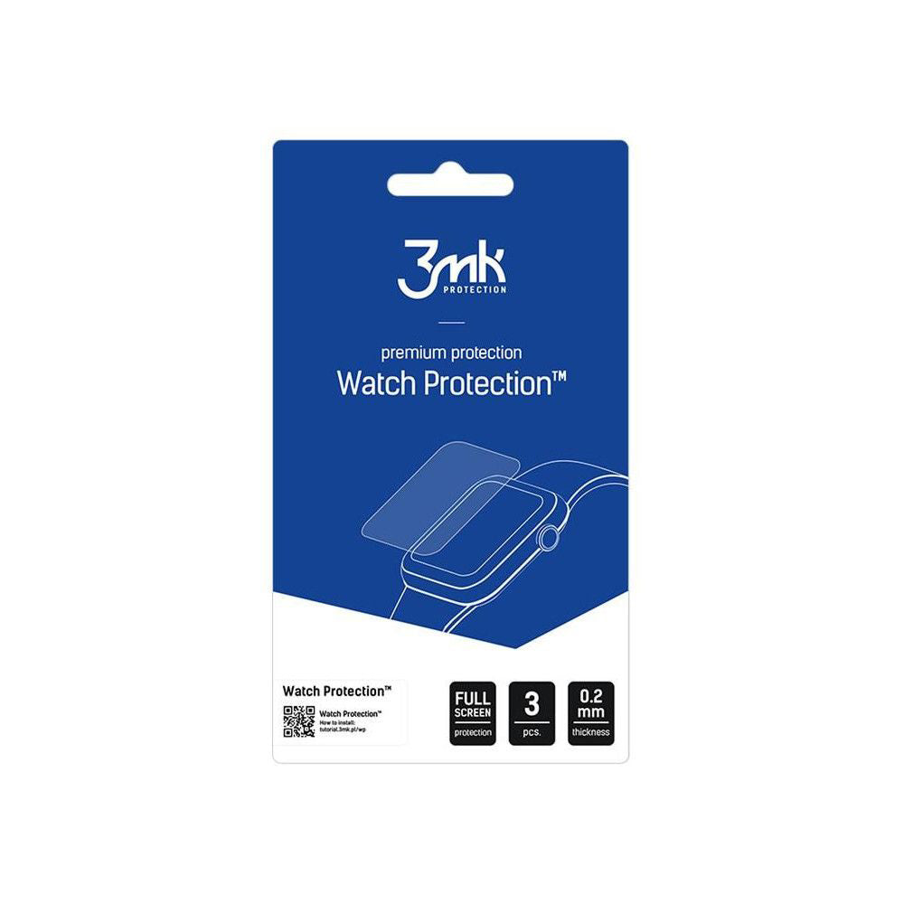 3MK FlexibleGlass Protection Film for Xiaomi Redmi Watch 5 Active, Set of 3 Pieces, Flexible Glass
