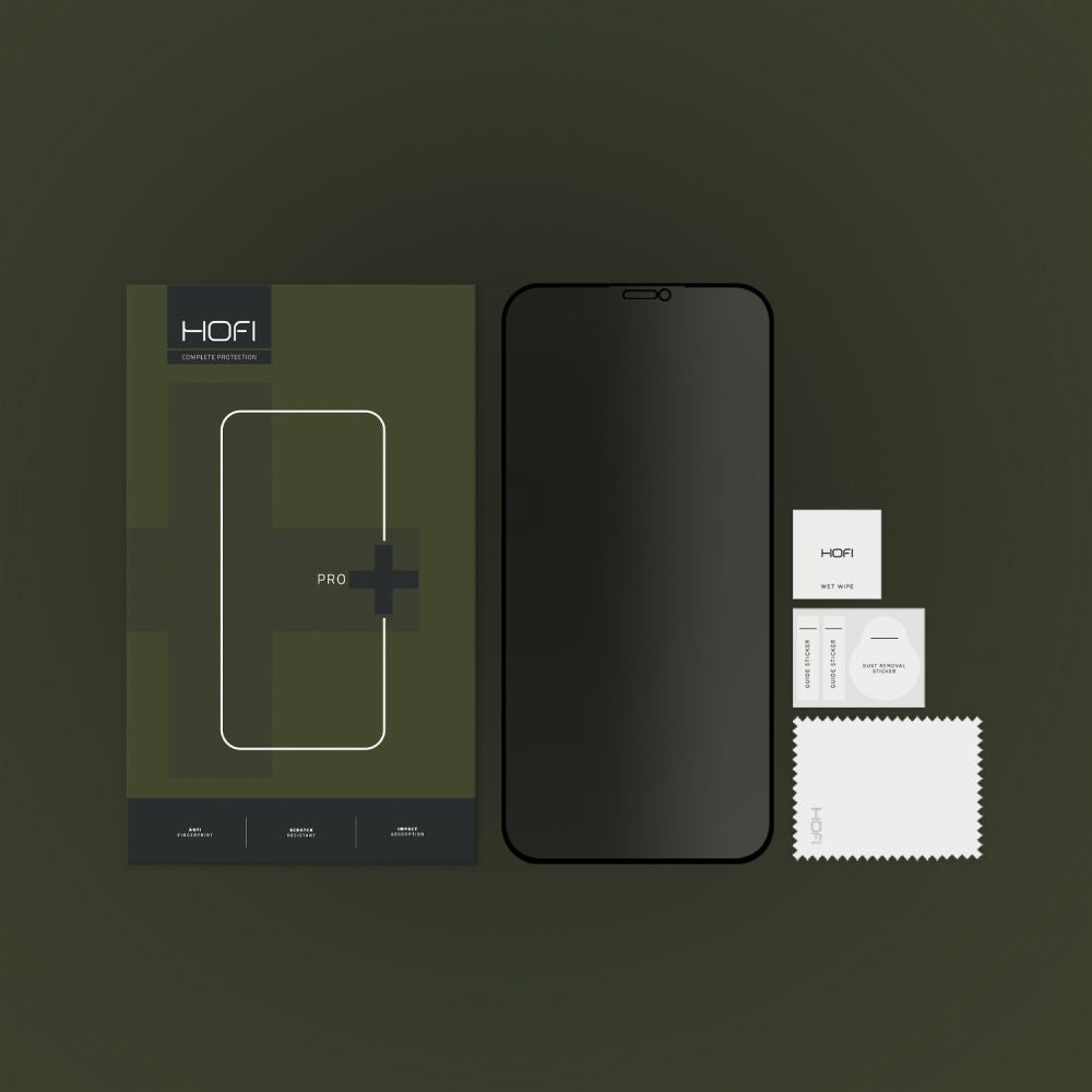 Προστατευτική Μεμβράνη Οθόνης Privacy HOFI PRO+ για Apple iPhone 11 / XR, Ενισχυμένο Γυαλί, Full Glue