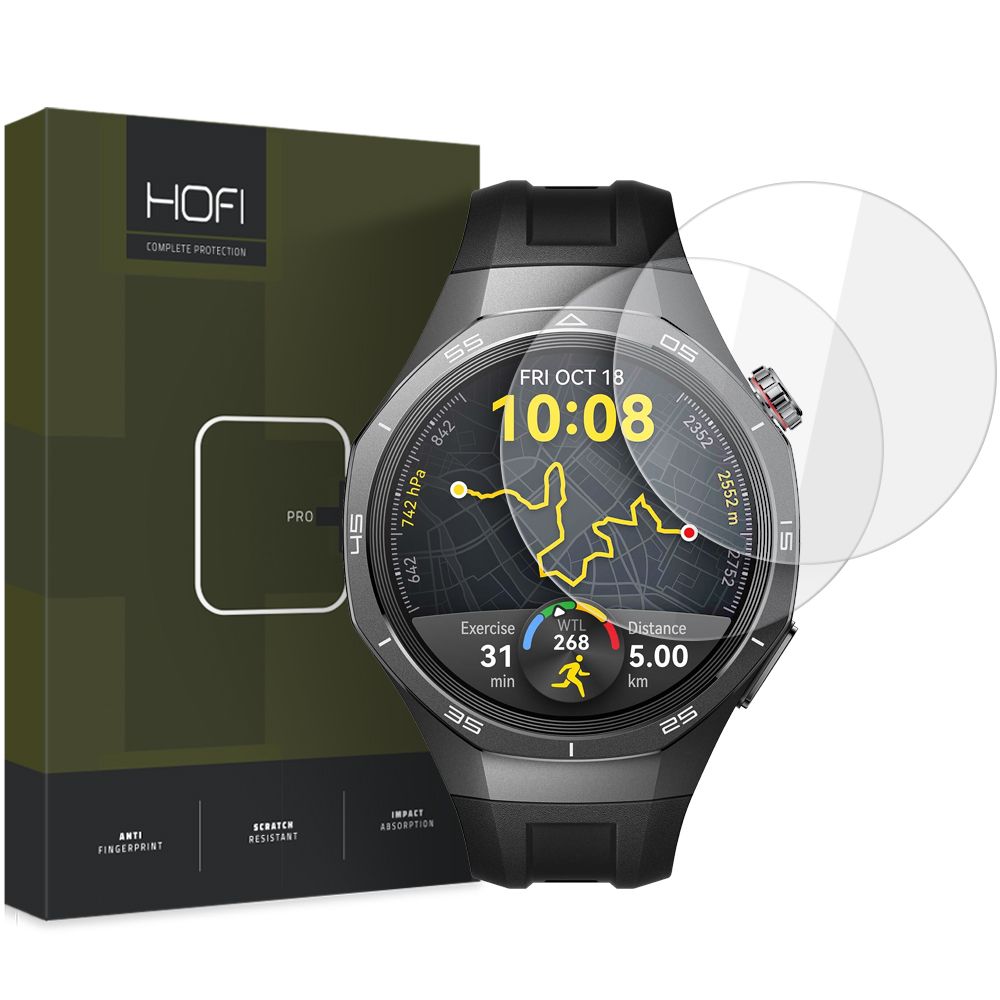 Προστατευτική Μεμβράνη HOFI Glass PRO+ για Huawei Watch GT 5 Pro 46mm, Σετ 2 τεμαχίων, Ενισχυμένο Γυαλί