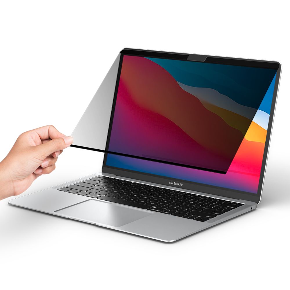 Προστατευτική Μεμβράνη Απορρήτου Spigen Safe View Magnetic για Apple MacBook Air M3 13inch (2024) / (2022), Πλαστικό AFL06253