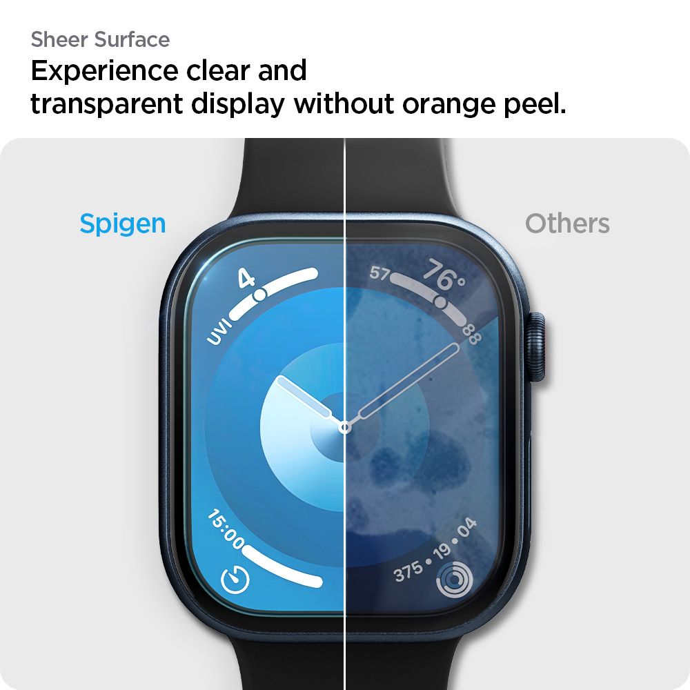 Spigen Elite Shield EZ FIT για Apple Watch 46mm Series, σετ 2 τεμαχίων, πλαστικό AFL08579