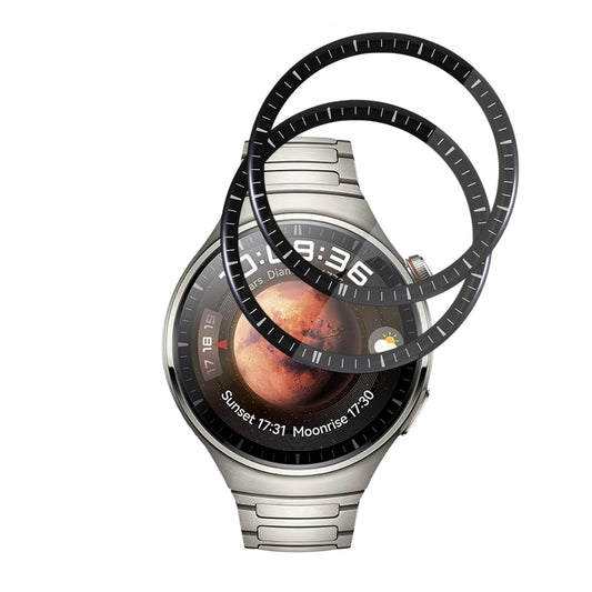 Προστατευτική Μεμβράνη Techsuit Nano Flex για Huawei Watch 4 Pro, Σετ 2 τεμαχίων, Πλαστική, Μαύρη