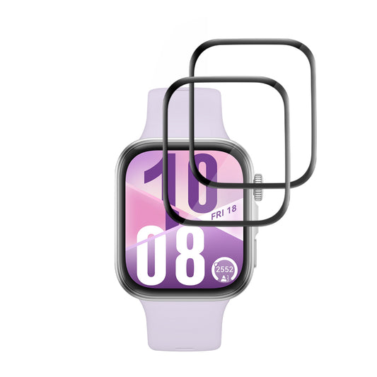 Προστατευτική Μεμβράνη Techsuit Nano Flex για Huawei Watch Fit 4, Σετ 2 τεμαχίων, Πλαστική, Μαύρη