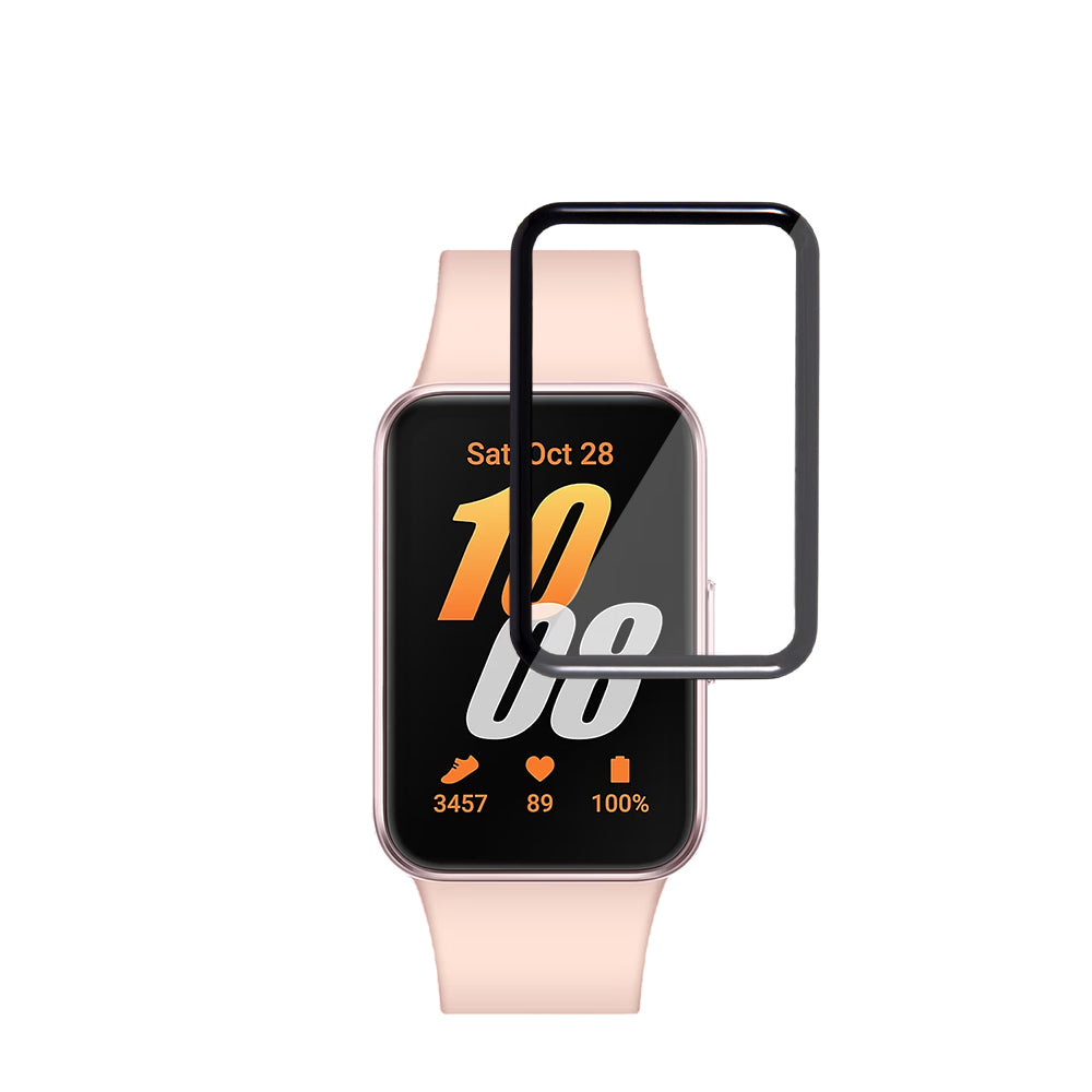 Προστατευτική Μεμβράνη Techsuit Nano Flex για Samsung Galaxy Fit3 R39M, Σετ 2 τεμαχίων, Πλαστικό, Μαύρο