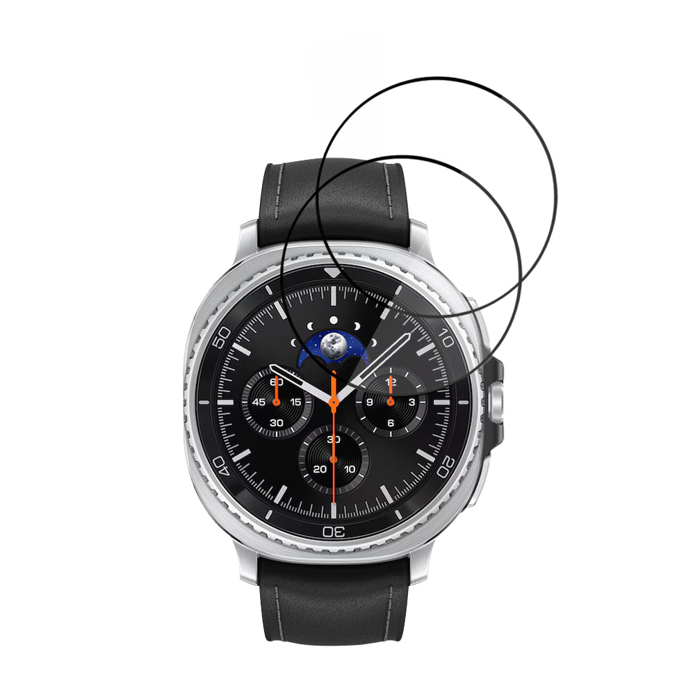 Προστατευτική Μεμβράνη Techsuit Nano Flex για Samsung Galaxy Watch8 Classic, Σετ 2 τεμαχίων, Πλαστική, Μαύρη