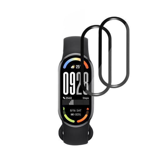 Προστατευτική Μεμβράνη Techsuit Nano Flex για Xiaomi Smart Band 10, Σετ 2 τεμαχίων, Πλαστική, Μαύρη