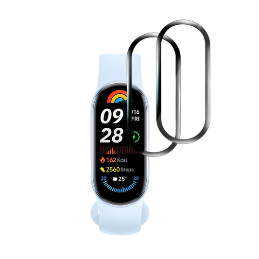 Προστατευτική Μεμβράνη Techsuit Nano Flex για Xiaomi Smart Band 9, Σετ 2 τεμαχίων, Πλαστική, Μαύρη