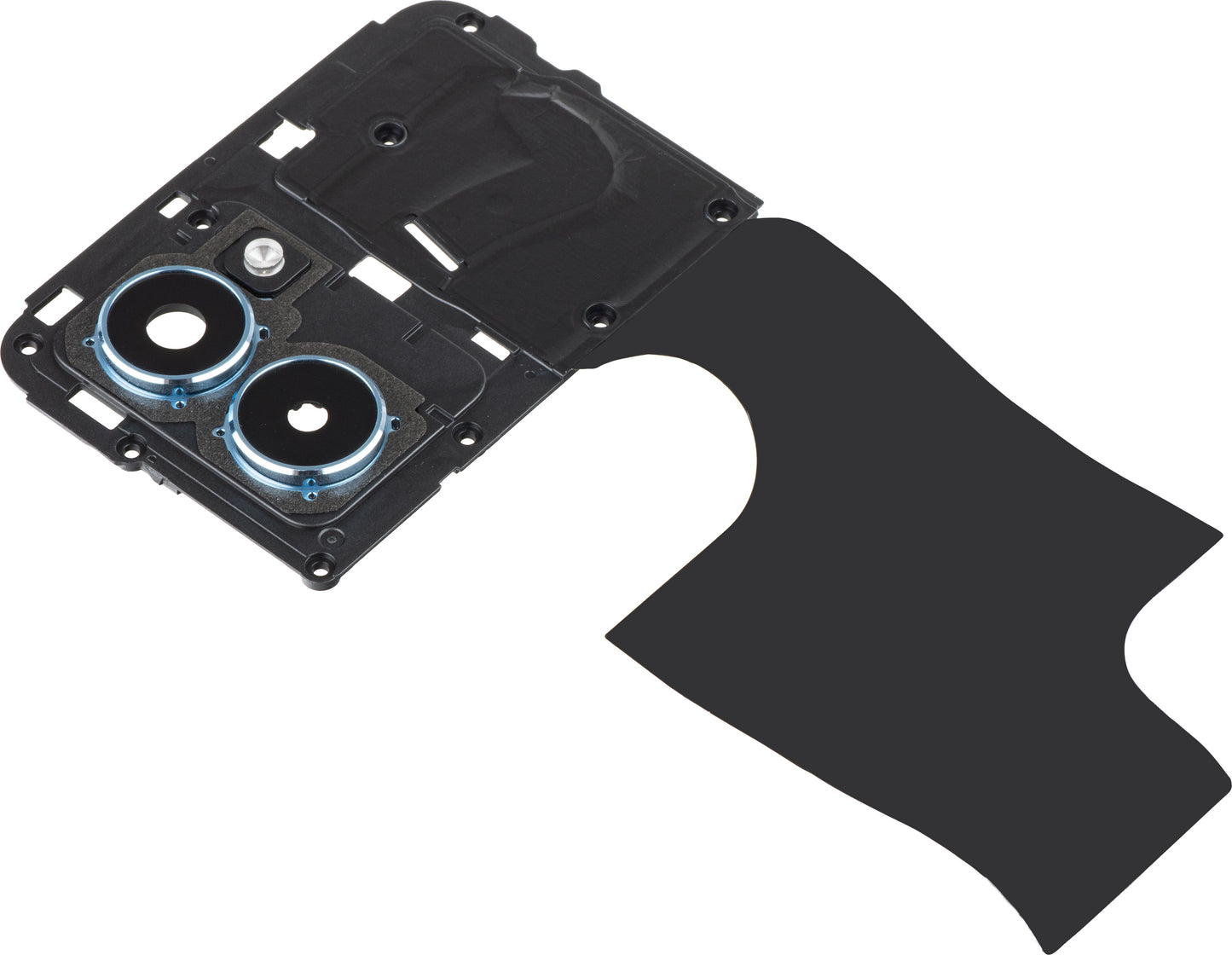 Γυαλί Κάμερας Πίσω - Φλας - Εσωτερικό Πλαίσιο HMD Pulse Pro, με Πλαίσιο, Ασημί, Service Pack 286954408