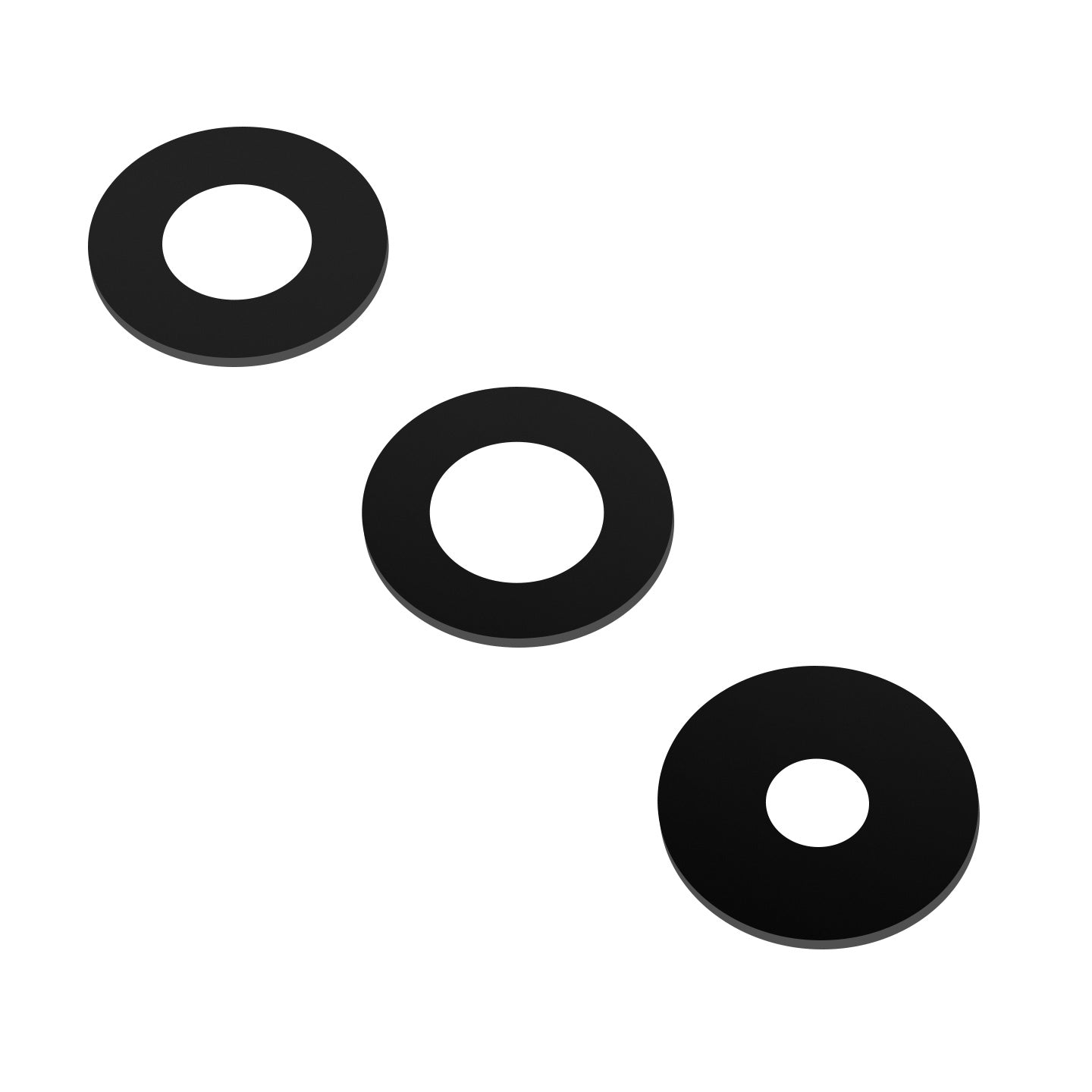 Γυαλί Κάμερας Πίσω Samsung Galaxy A55 5G A556, Wide + UltraWide + Macro, Μαύρο