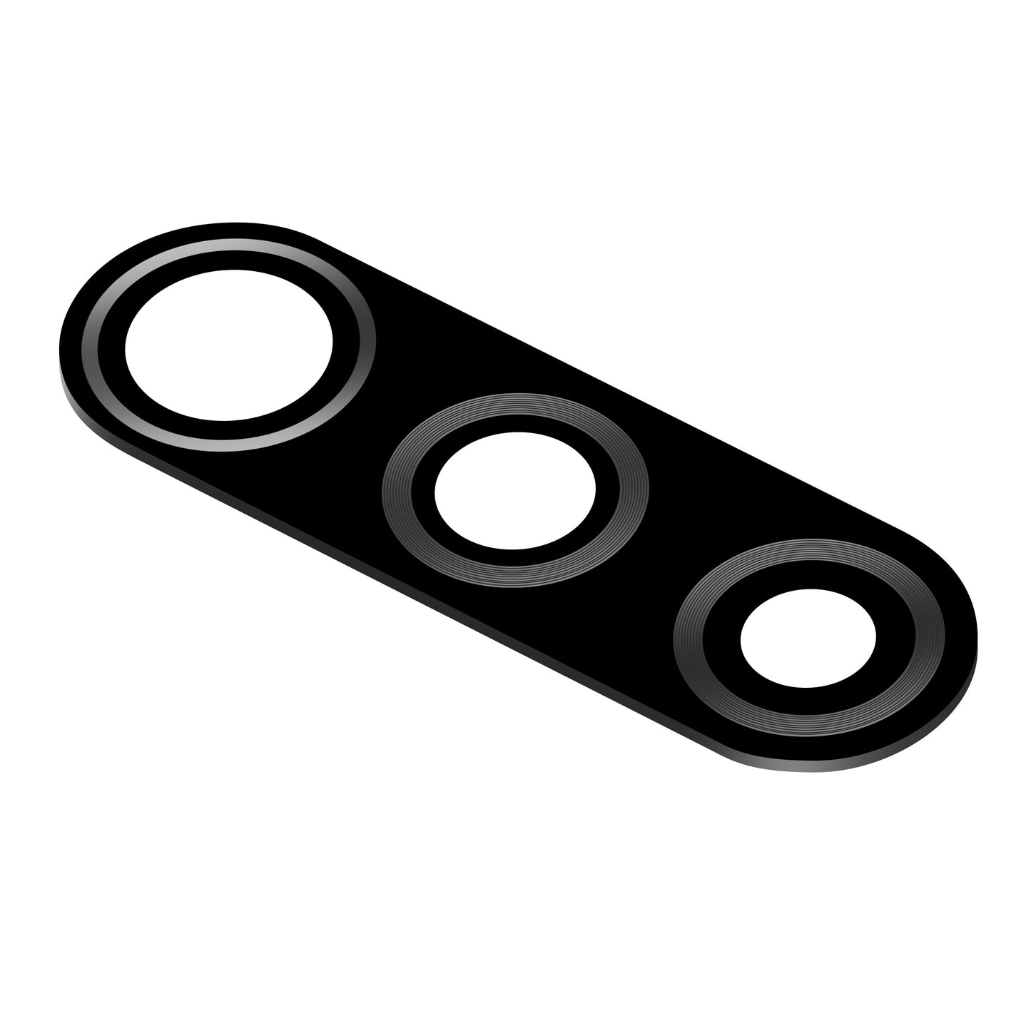 Γυαλί πίσω κάμερας Xiaomi Redmi 9, Μαύρο