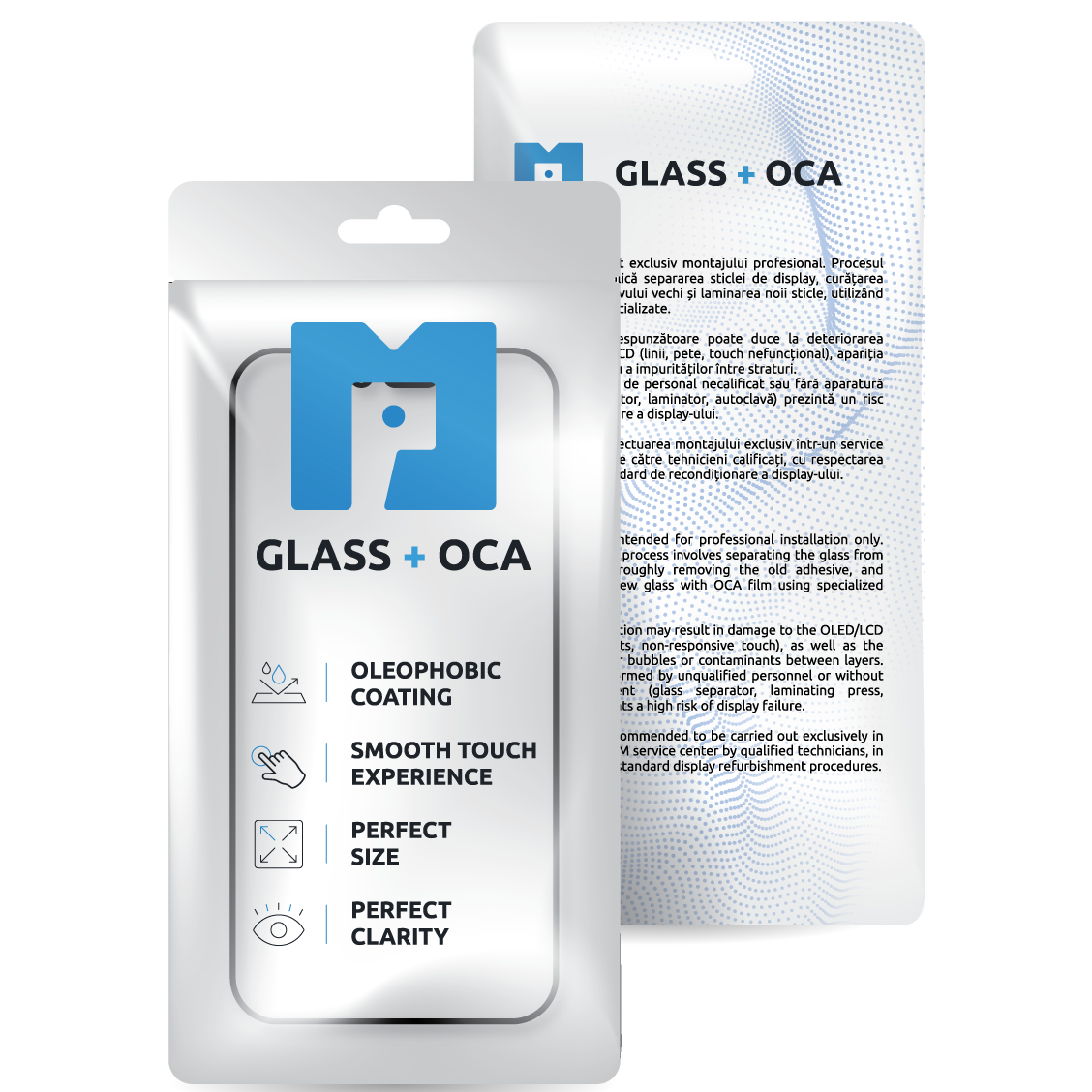 Screen Glass + OCA MP compatible with Apple iPhone 17 Air, Black