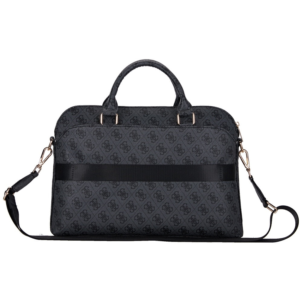 Τσάντα Guess 4G Triangle Logo για Laptop 15inch, Μαύρη