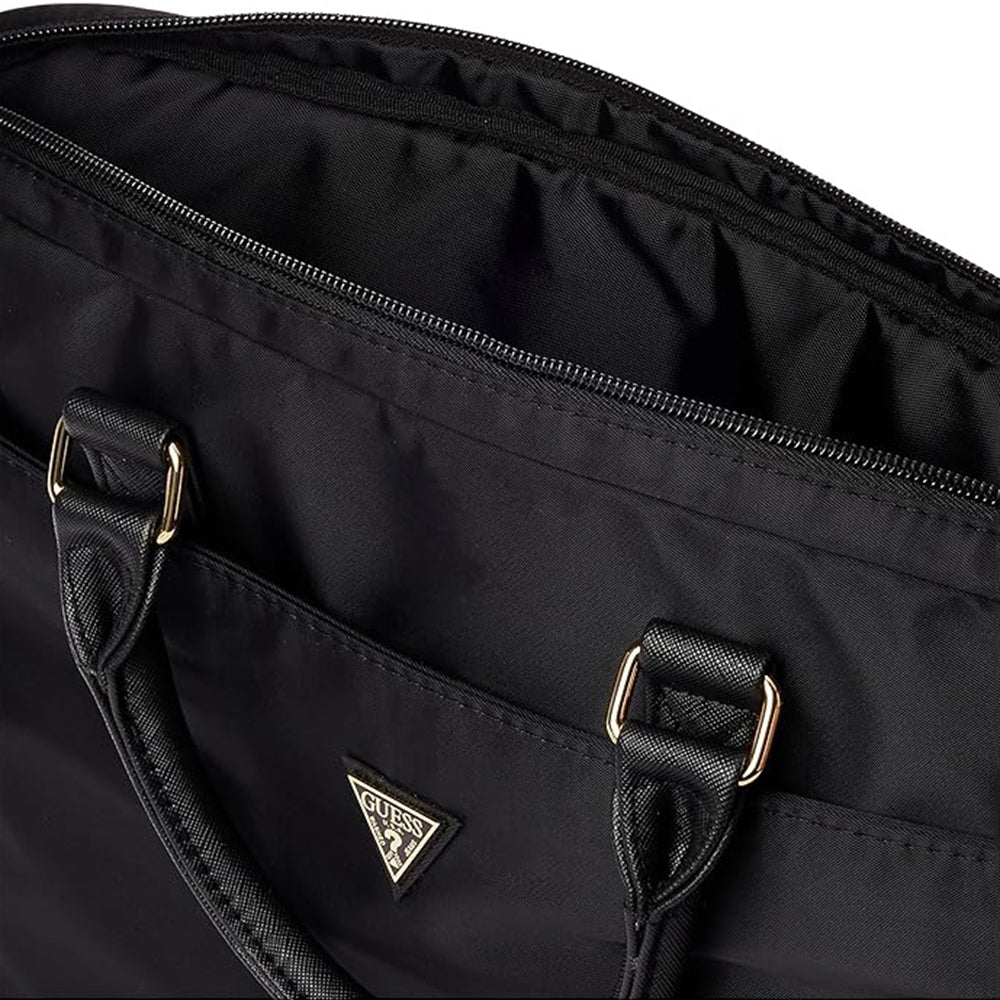 Τσάντα Guess Triangle Logo για Laptop 16 ιντσών, Μαύρη