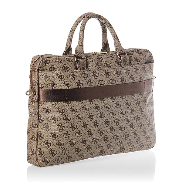 Τσάντα Guess 4G Metal Logo για Laptop 15inch - 16inch, Καφέ