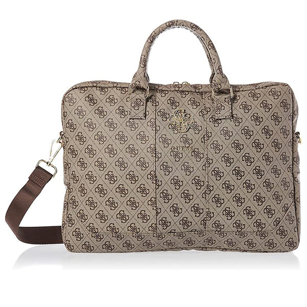 Τσάντα Guess 4G Metal Logo για Laptop 15inch - 16inch, Καφέ