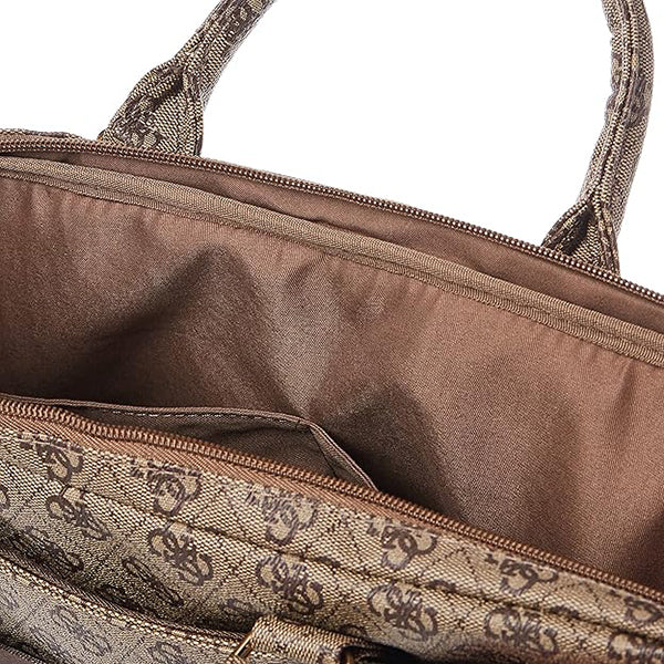 Τσάντα Guess 4G Metal Logo για Laptop 15inch - 16inch, Καφέ