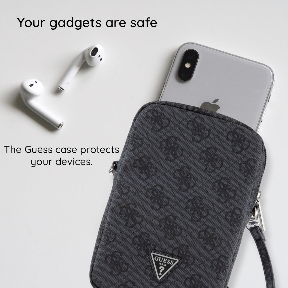 Τσάντα Κινητού Τηλεφώνου Universal, Guess, Triangle 4G, Χρυσή