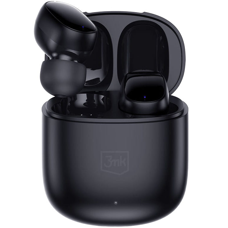 Handsfree Bluetooth 3MK FlowBuds, TWS, Μαύρο