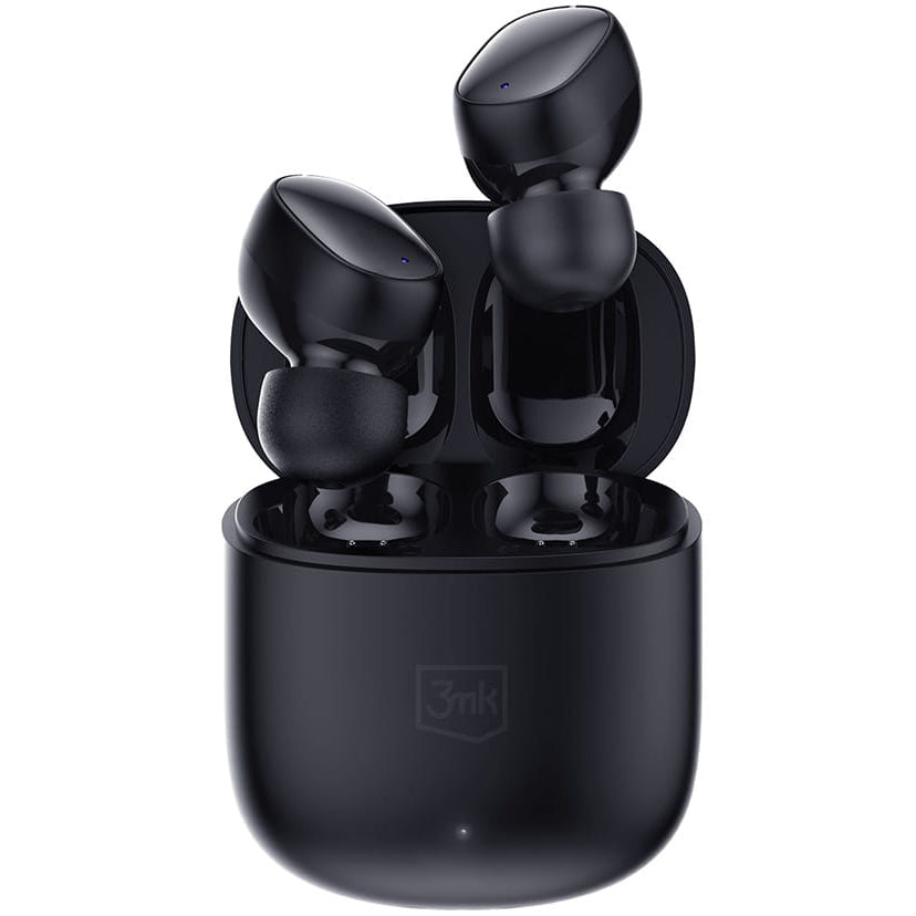 Handsfree Bluetooth 3MK FlowBuds, TWS, Μαύρο