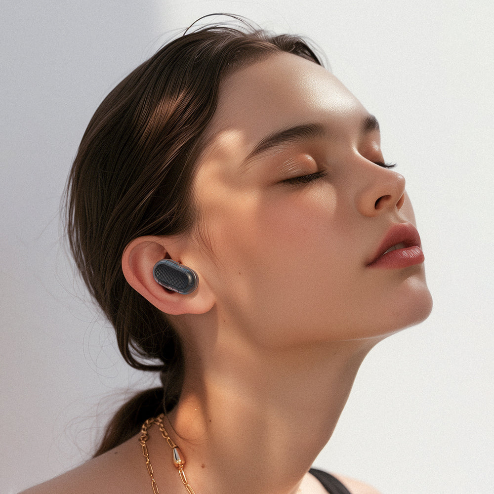 Handsfree Bluetooth Acefast Acefit Neo, TWS, Λευκό