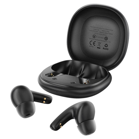 Handsfree Bluetooth Acefast W3, TWS, ANC, Μαύρο