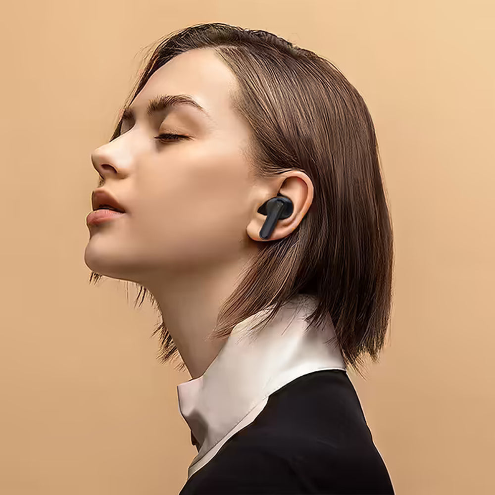Handsfree Bluetooth Acefast W6, TWS, ANC, Μαύρο