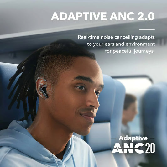 Handsfree Bluetooth Anker SoundCore Liberty 4 NC, TWS, ANC, MultiPoint, Μαύρο A3947G11