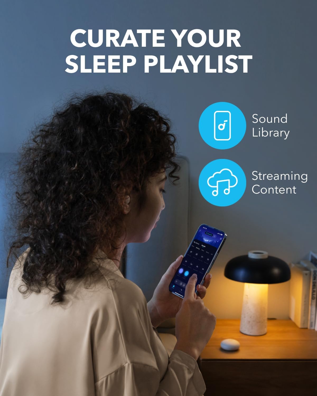 Bluetooth Handsfree Bluetooth Anker SoundCore Sleep A20, TWS, Λευκό A6611G21
