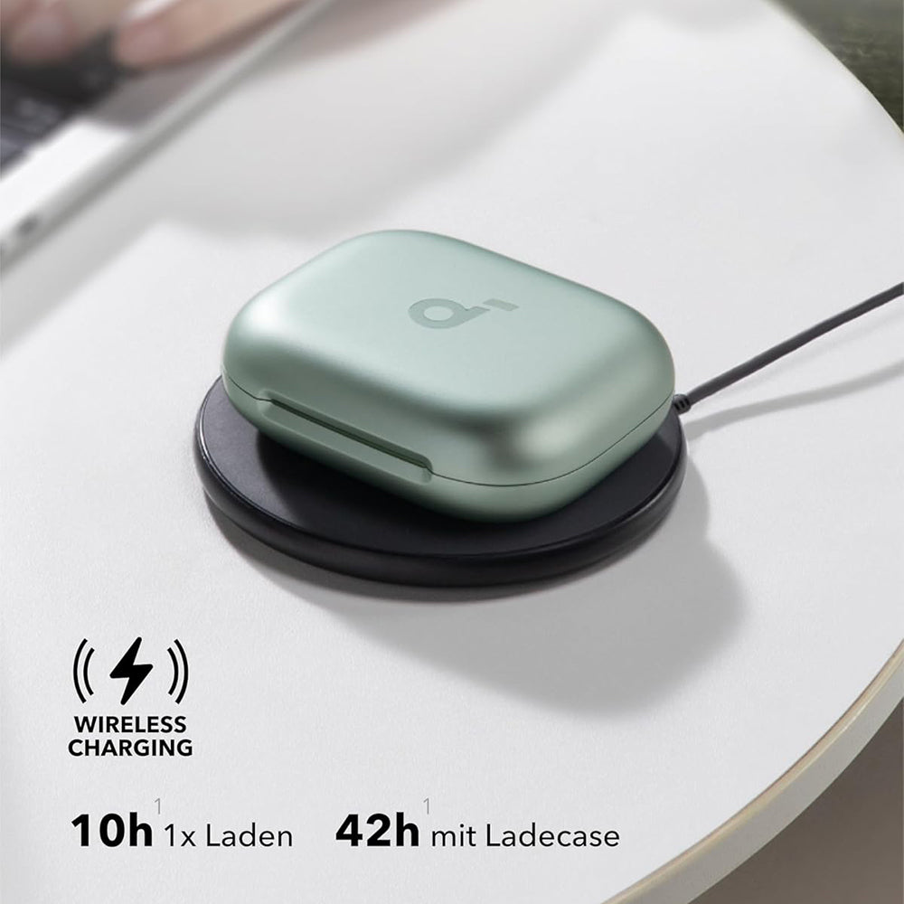 Handsfree Bluetooth Anker SoundCore AeroFit 2, TWS, Πράσινο A3874G61