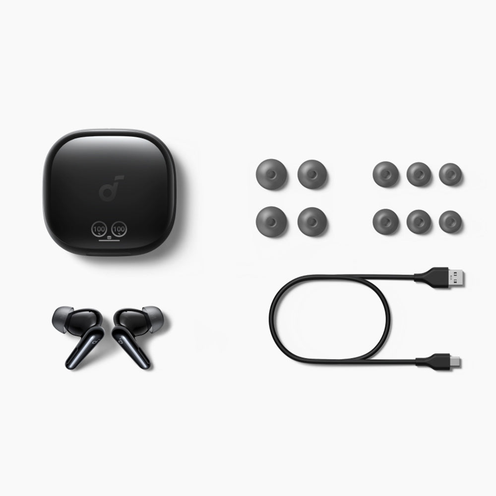 Handsfree Bluetooth Anker SoundCore Liberty 4 Pro NC, TWS, ANC, Μαύρο A3954GF1