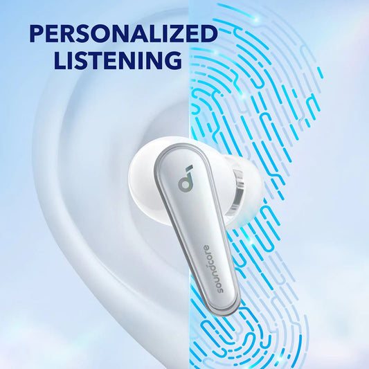 Handsfree Bluetooth Anker SoundCore Liberty 4, TWS, ANC, Λευκό A3953G21