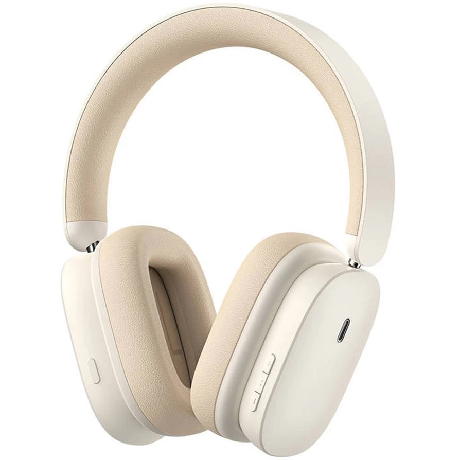 Handsfree Bluetooth Baseus Bowie H1, A2DP, ANC, Κρεμ NGTW230202