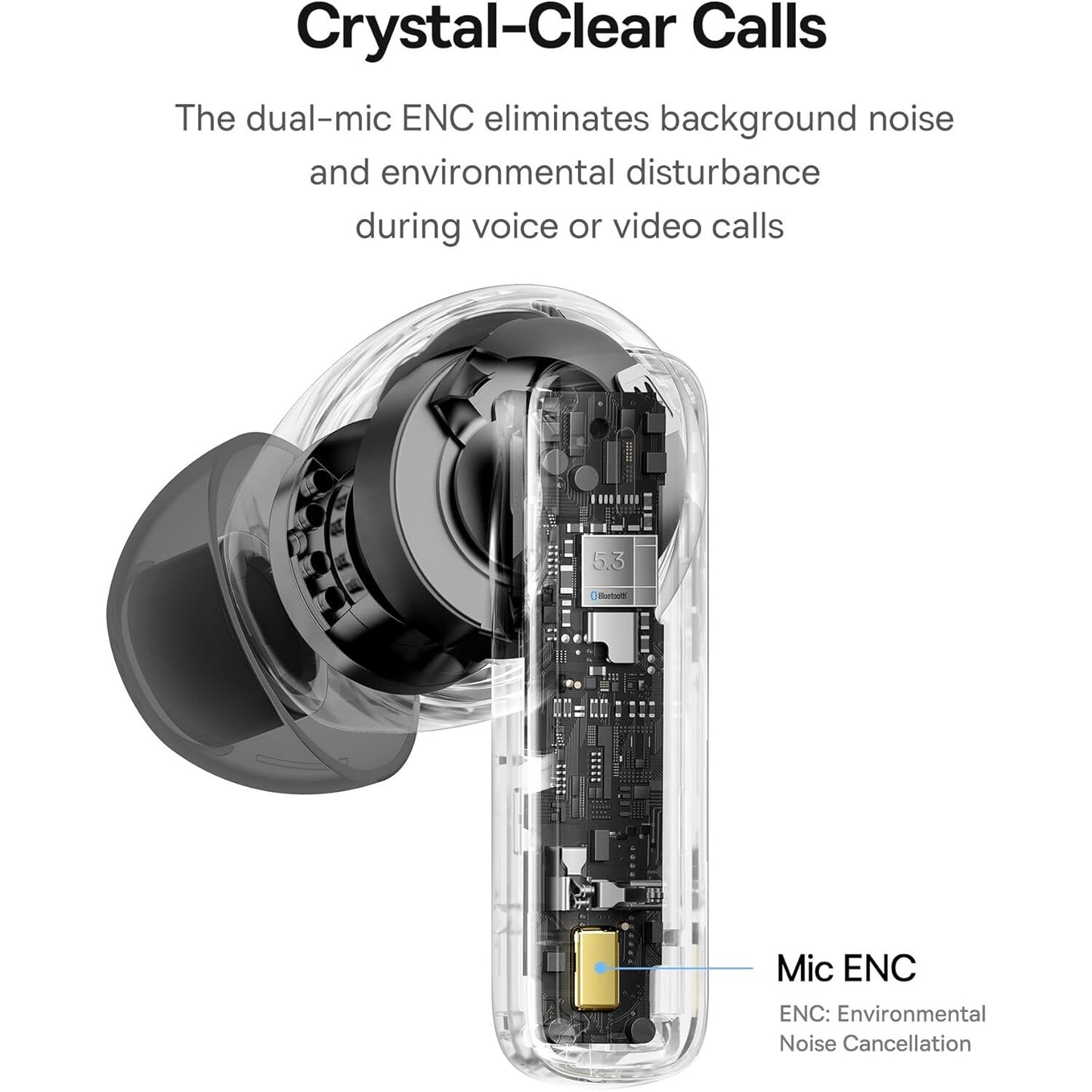 Handsfree Bluetooth Baseus Bowie E20, TWS, Μαύρο A00069700113-00