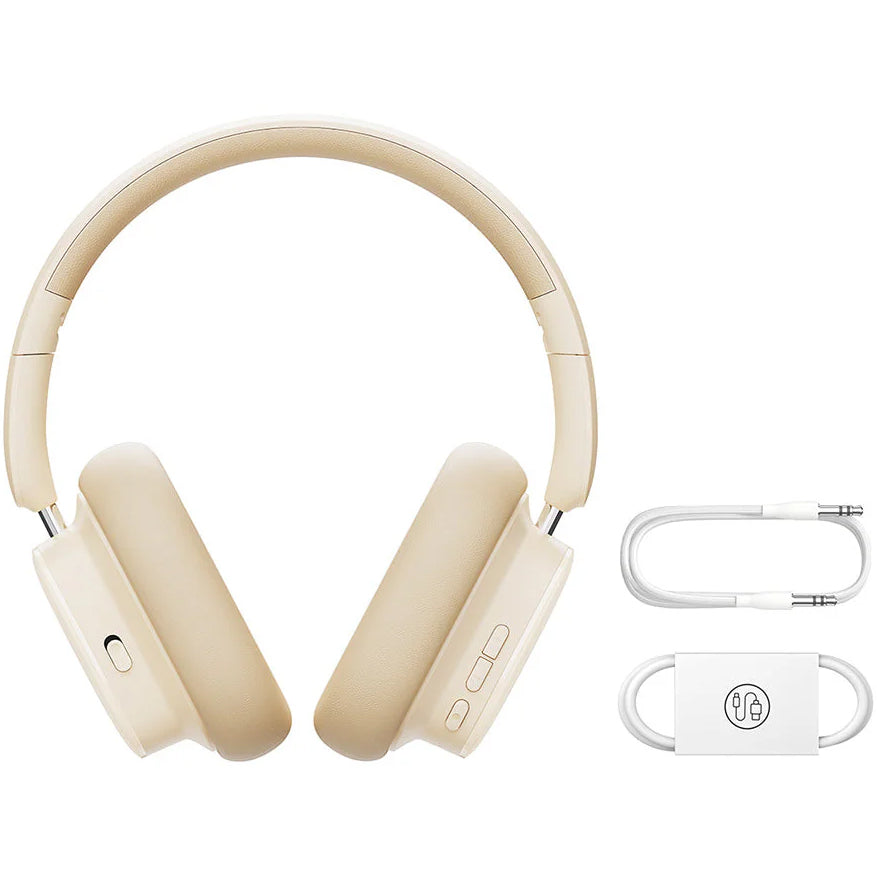 Handsfree Bluetooth Baseus Bowie H1i, A2DP, ANC, Λευκό A00050402223-00