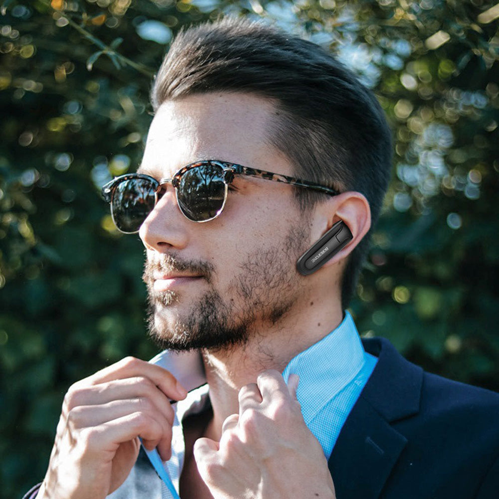 Ακουστικά Bluetooth χωρίς ακουστικά Encourage BC21, MultiPoint, A2DP, μαύρο