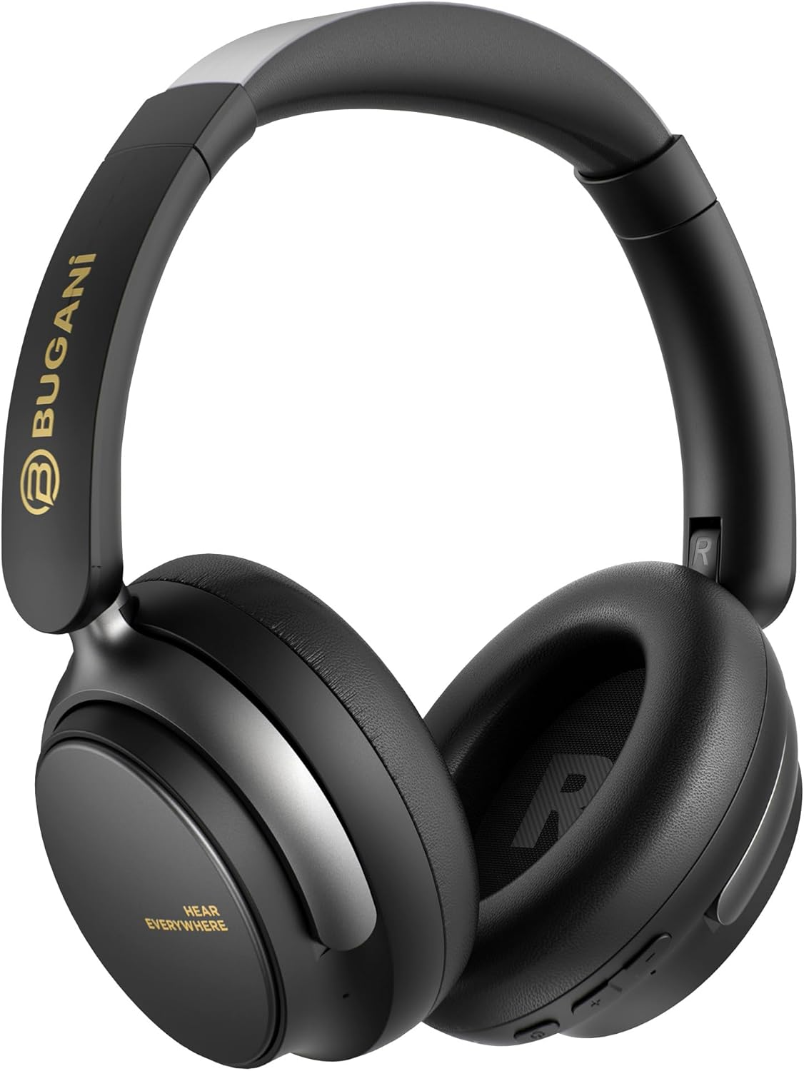 Ασύρματο Handsfree Bluetooth Bugani Space BH01, MultiPoint, A2DP, ANC, Μαύρο