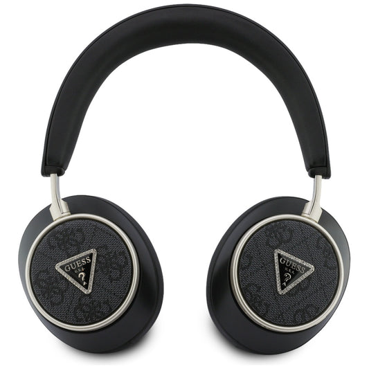 Handsfree Bluetooth Guess 4G Gold Triangle Logo, A2DP, Μαύρο