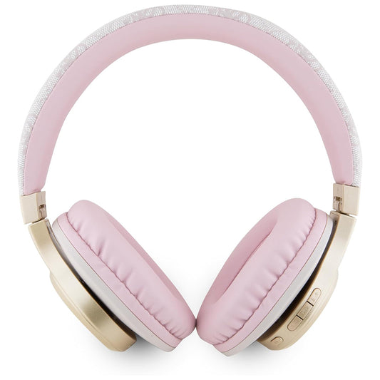 Handsfree Bluetooth Guess 4G Tone on Tone Script Logo, A2DP, Ροζ