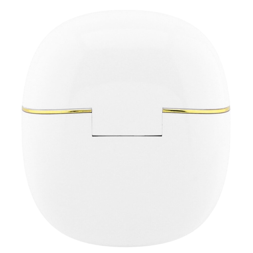 Handsfree Bluetooth Guess Glossy Gold Line Classic, TWS, Λευκό