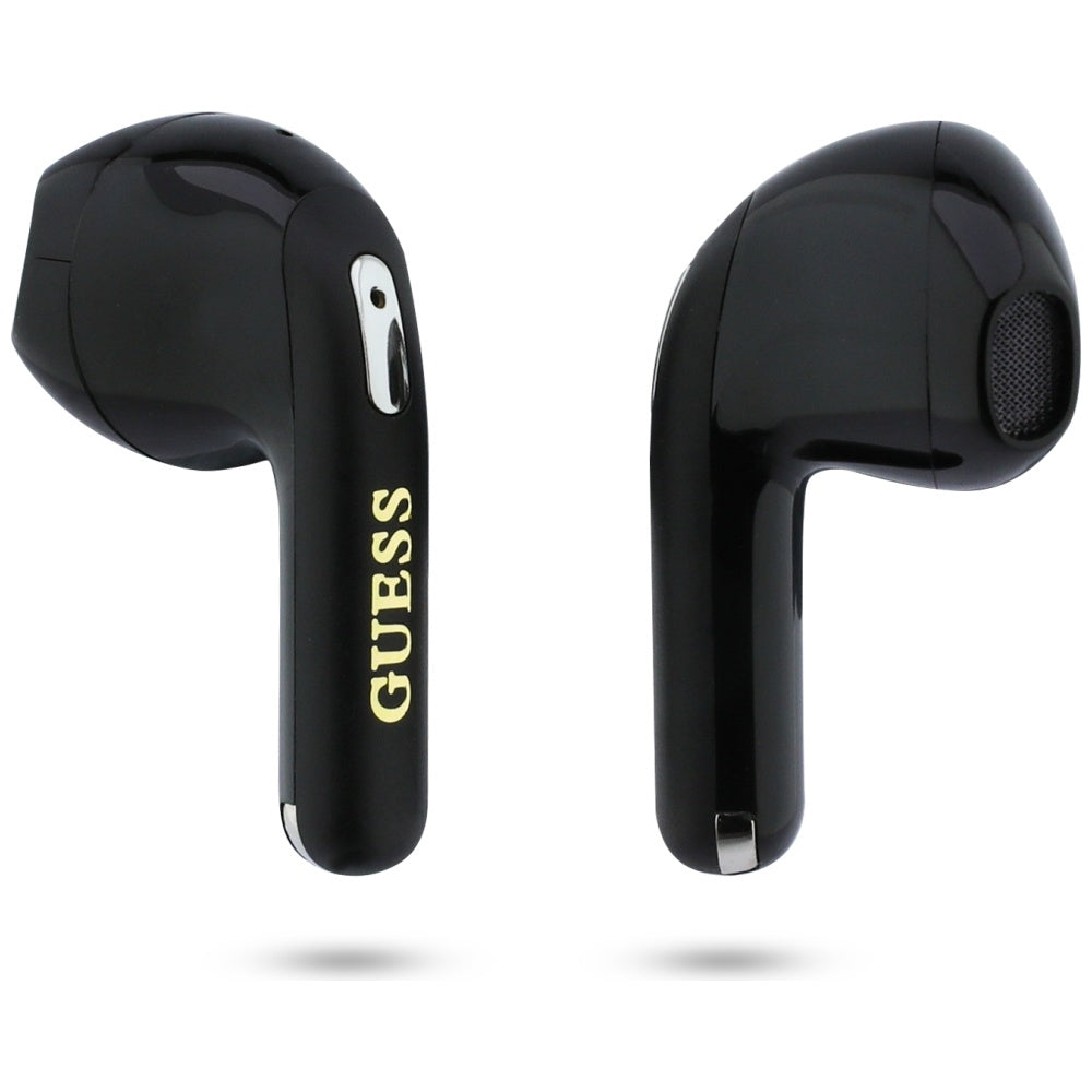 Handsfree Bluetooth Guess Script Print, TWS, Μαύρο