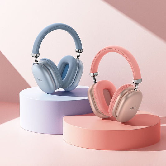 Handsfree Bluetooth HOCO W35 Max, A2DP, Ροζ