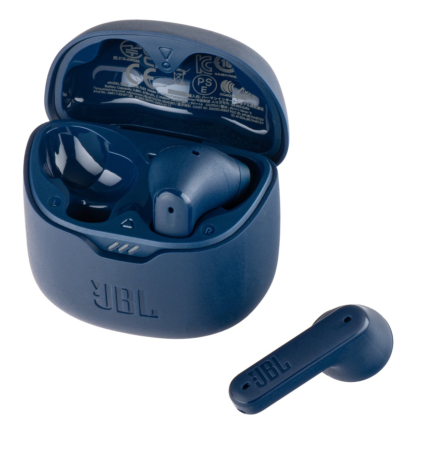 Handsfree Bluetooth JBL Tune Flex, TWS, ANC, Μπλε JBLTFLEXBLU