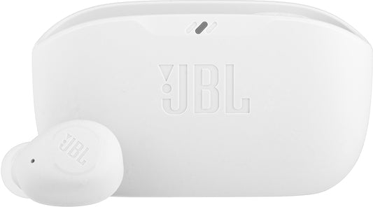 Ακουστικά handsfree Bluetooth JBL Wave Buds, TWS, λευκό JBLWBUDSWHT