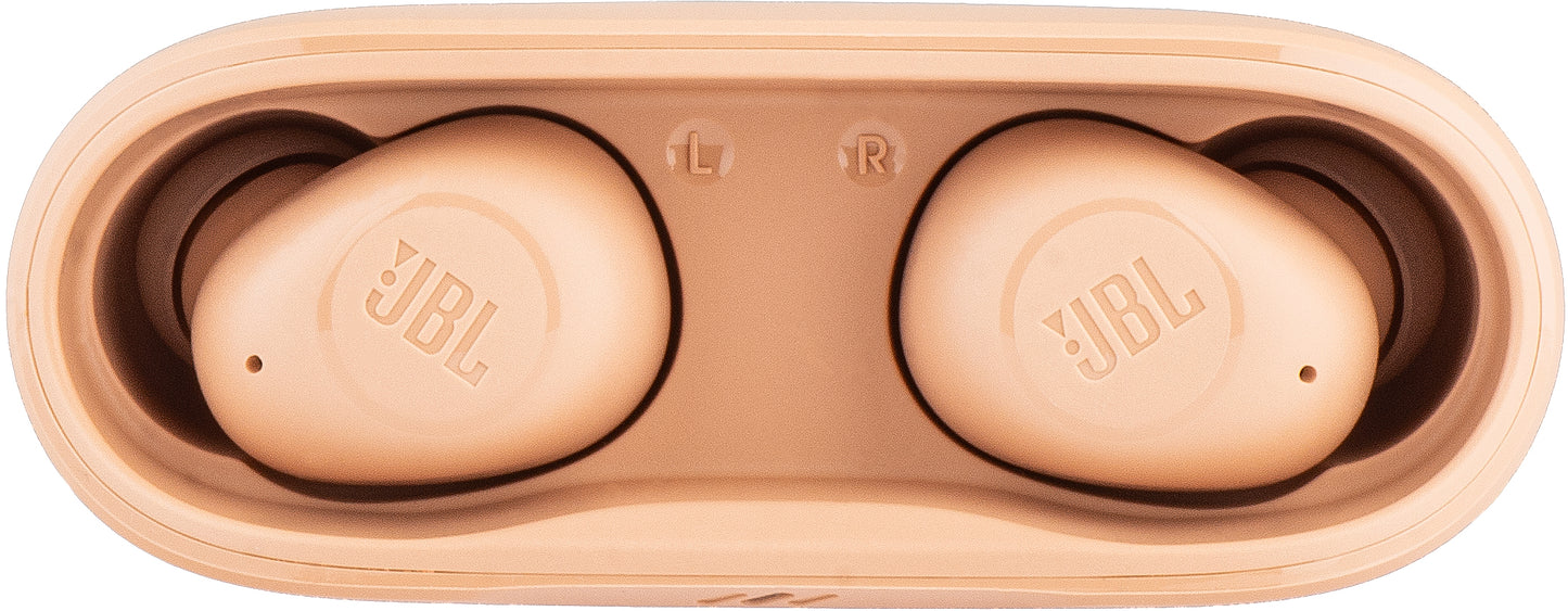 Handsfree Bluetooth JBL Wave Buds, TWS, Μπεζ JBLWBUDSBEG