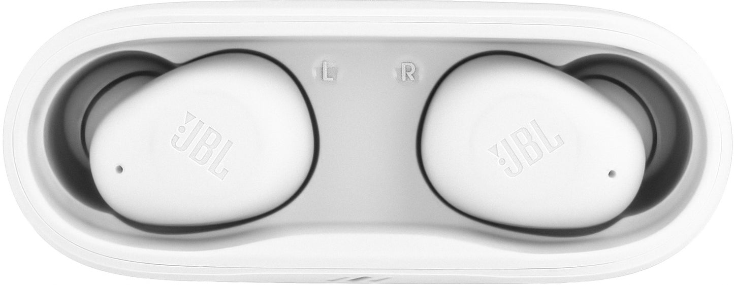 Ακουστικά handsfree Bluetooth JBL Wave Buds, TWS, λευκό JBLWBUDSWHT