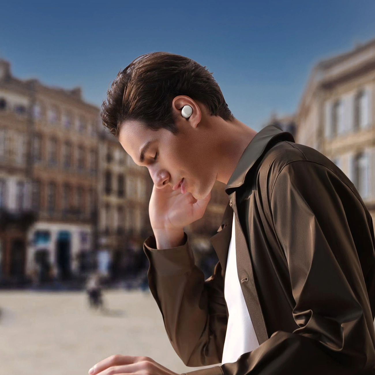 Ασύρματα ακουστικά Bluetooth Joyroom Jdots JR-DB3, TWS, Λευκό