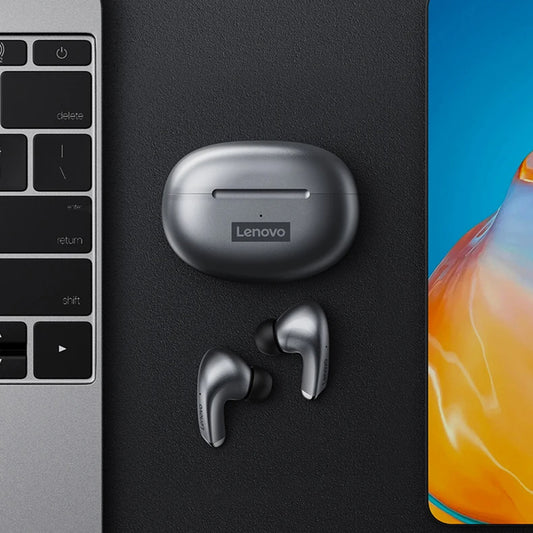 Handsfree Bluetooth Lenovo ThinkPlus LP5, TWS, Λευκό