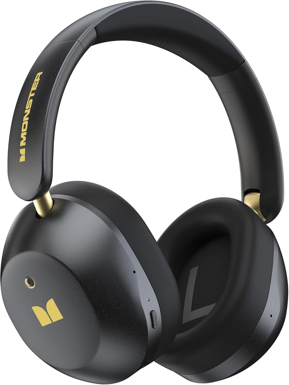Ασύρματο ακουστικό Bluetooth Monster Persona 6th, MultiPoint, A2DP, ANC, Μαύρο