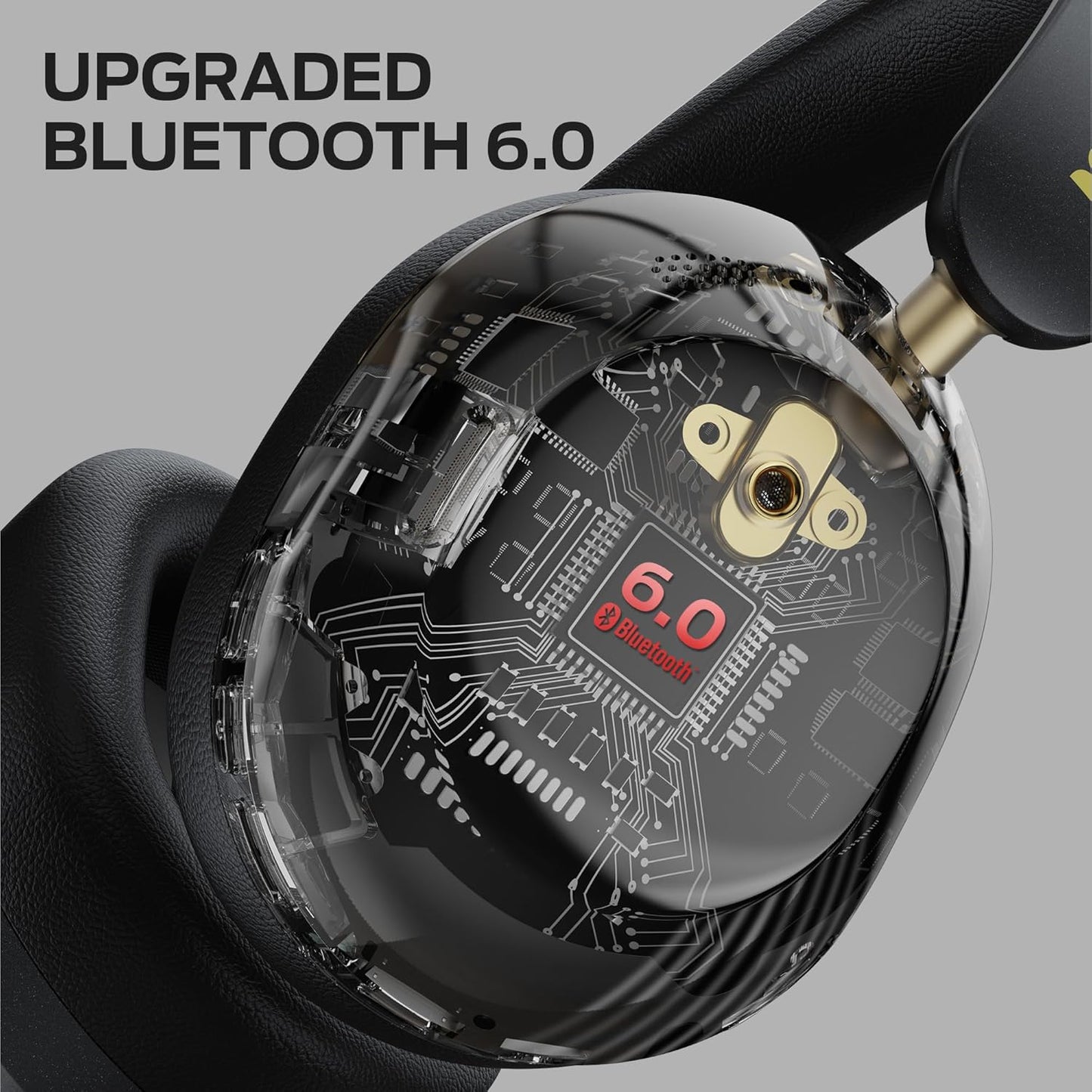 Ασύρματο ακουστικό Bluetooth Monster Persona 6th, MultiPoint, A2DP, ANC, Μαύρο